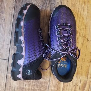 New Women's Purple Timberland Pro Alloy Toe Work Shoes sz 7M